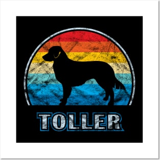 Nova Scotia Duck Tolling Retriever Vintage Design Dog Posters and Art